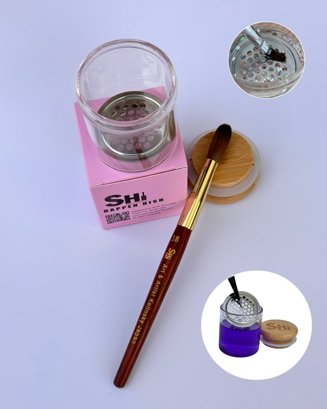 Upgrade your nail space with the SHi® Dappen Dish Pro - the ultimate solution for nail art professionals! This innovative dish is designed to enhance your nail art experience and elevate your work to the next level. Shi Professional