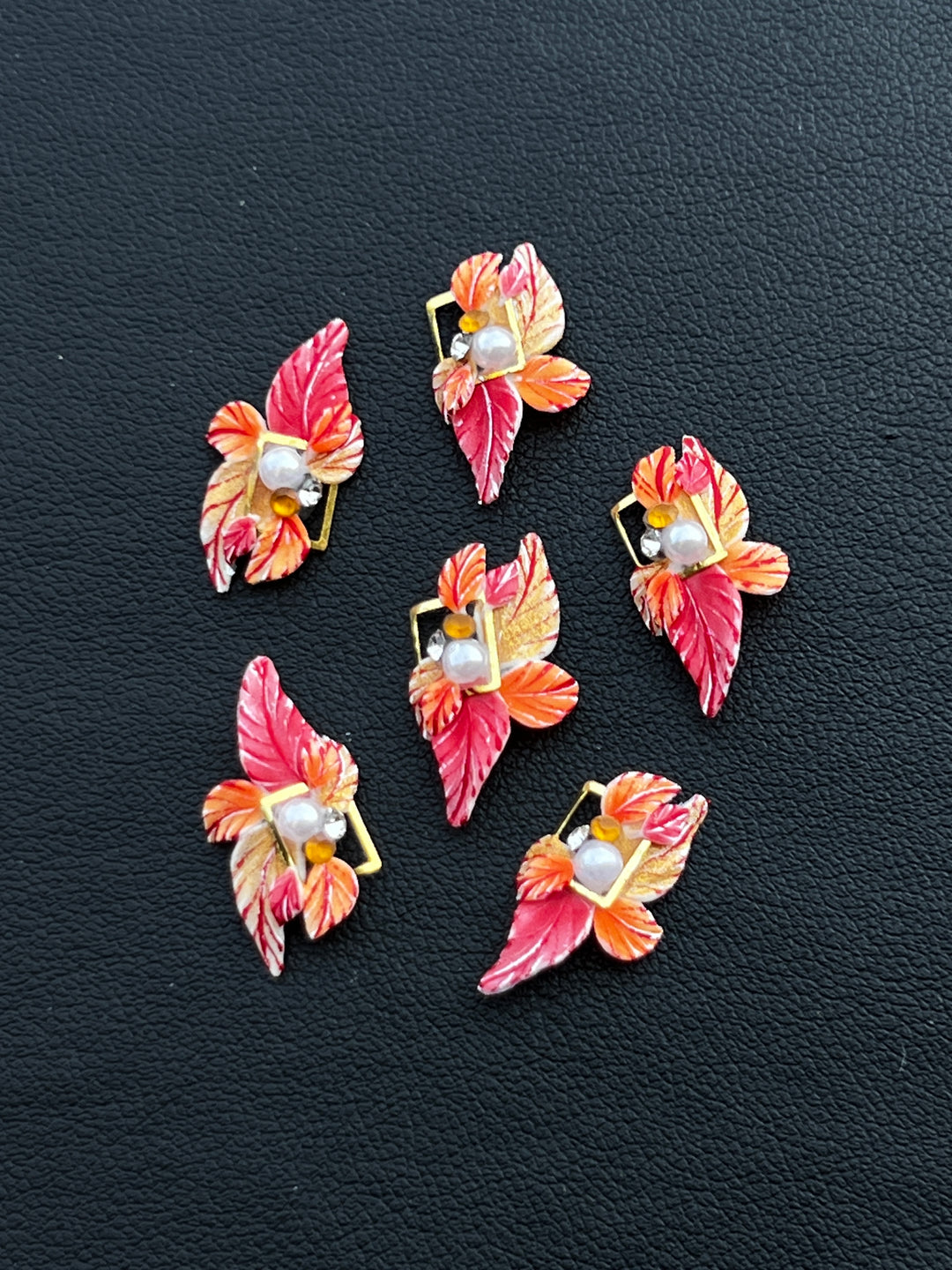 Picture of Fallen Leaves Art  Style 1, orange color - Shi Professional