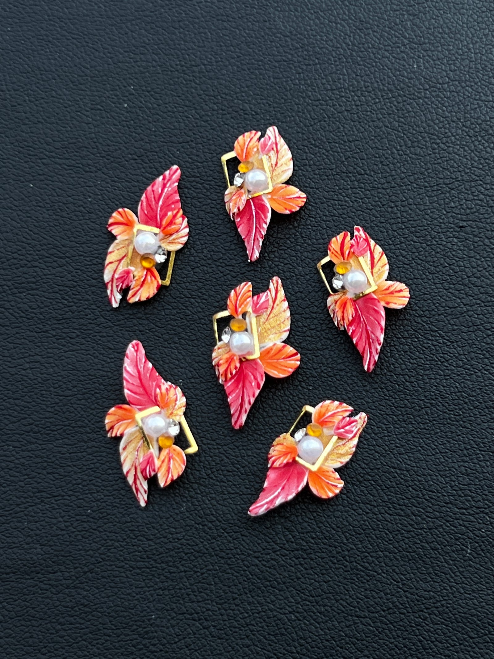 Picture of Fallen Leaves Art  Style 1, orange color - Shi Professional