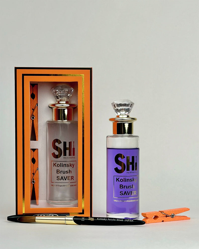 Kolinsky Acrylic Brush Saver Kit Shi Professional
