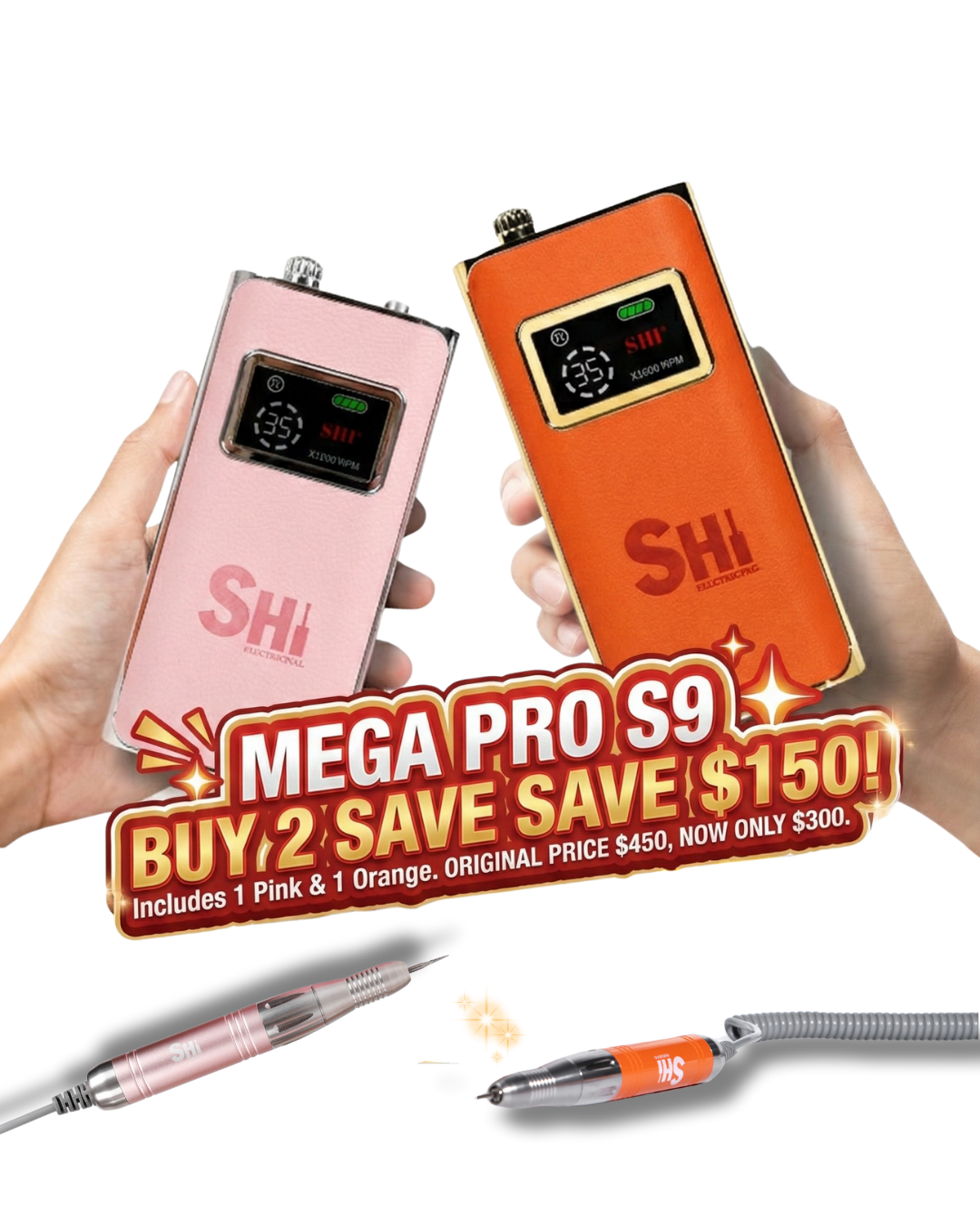 MegaPower PRO S9 Duo Pack - Buy 2 Save $150
