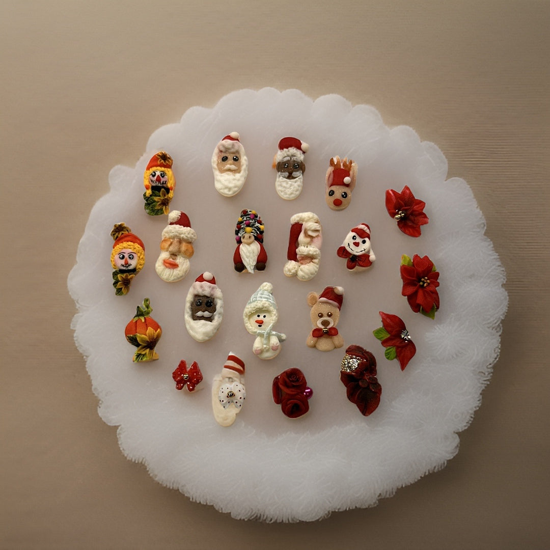 Transform your nail art with Shi® 3-D Christmas Art Collection and make your new set truly stand out. Perfect for all nail sizes.