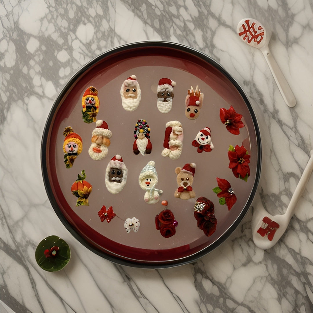 Transform your nail art with Shi® 3-D Christmas Art Collection and make your new set truly stand out. Perfect for all nail sizes.