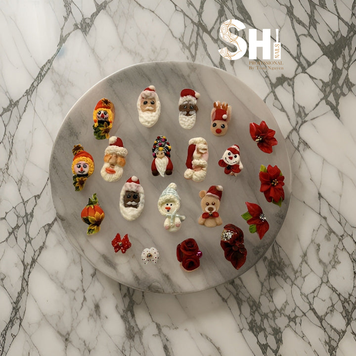 Transform your nail art with Shi® 3-D Christmas Art Collection and make your new set truly stand out. Perfect for all nail sizes.