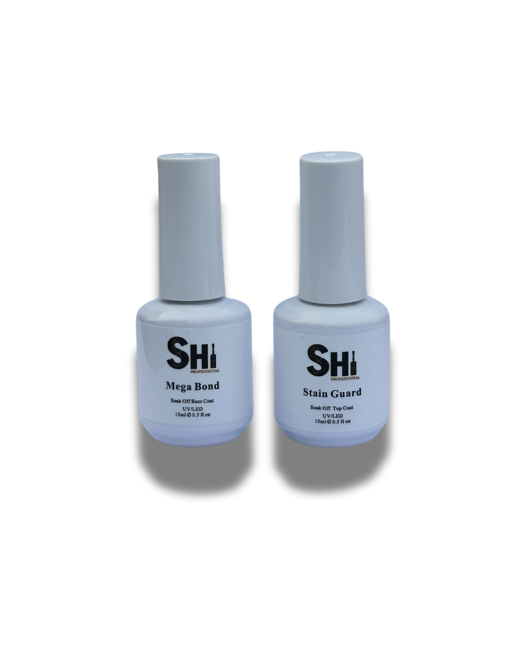 SHi® Stained Guard Top Coat & MegaBond Soak Off Rubber Base Coat Duo
Protect Your Nails from Stains and Ensure a Lasting Bond with SHi®’s Revolutionary Duo!