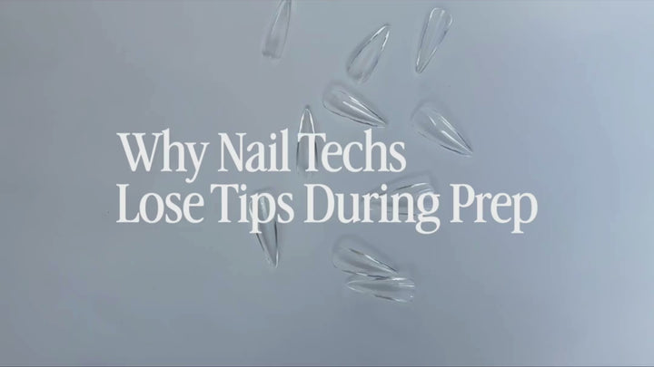 education video why nail tech lose tips during prep and solution