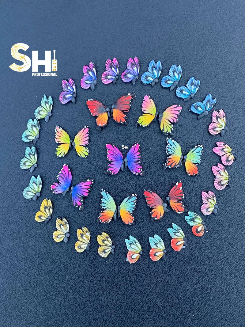 3-D Artist Choice Monarch Butterfly Art Style II (Half Body) Shi Beauty Supply