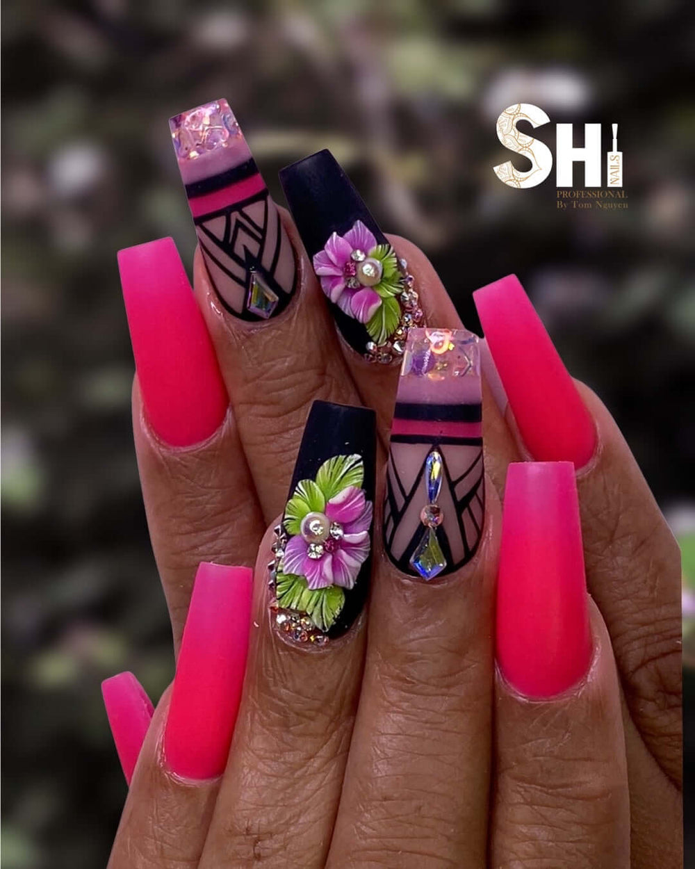 3-D Envy Bloom Handcrafted Flower Shi Beauty Supply