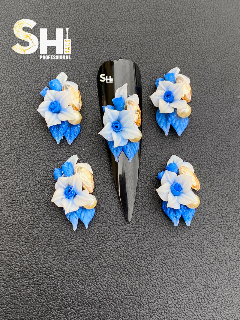 4-D Blooming Love Handcraft Acrylic Flower Shi Beauty Supply