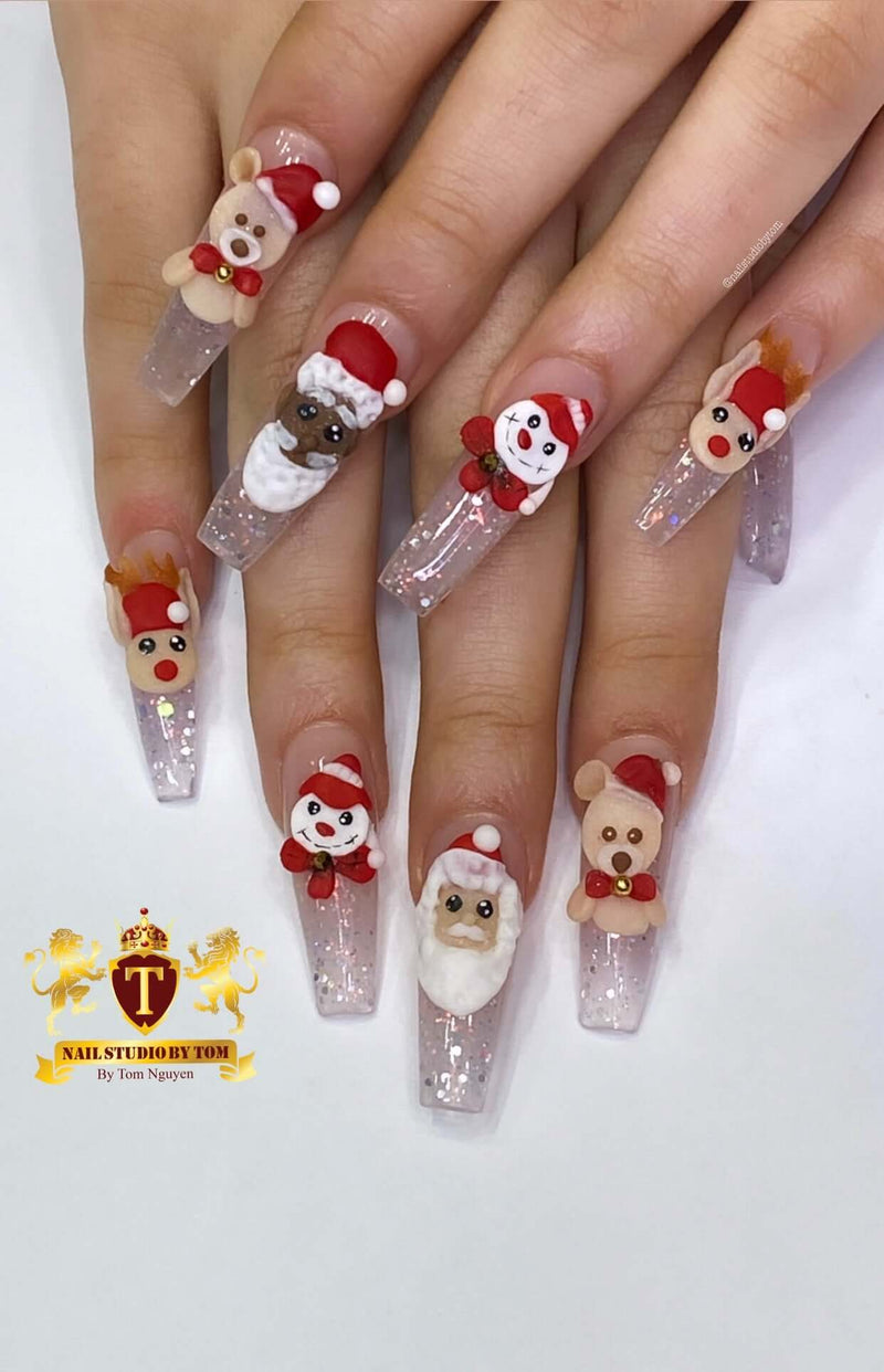 3-D Black Santa Christmas Decoration  Trial Set II Shi Professional
