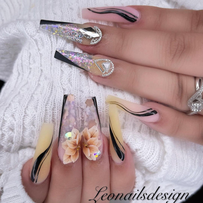 3D Beloved Acrylic Flowers Shi Professional