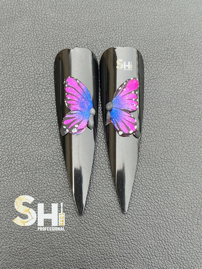 3-D Artist Choice Monarch Butterfly Art Style II (Half Body) Shi Beauty Supply