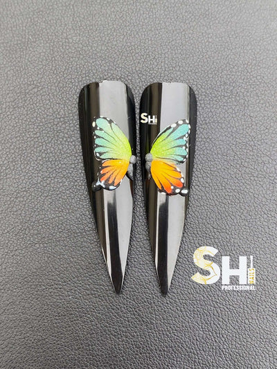 3-D Artist Choice Monarch Butterfly Art Style II (Half Body) Shi Beauty Supply