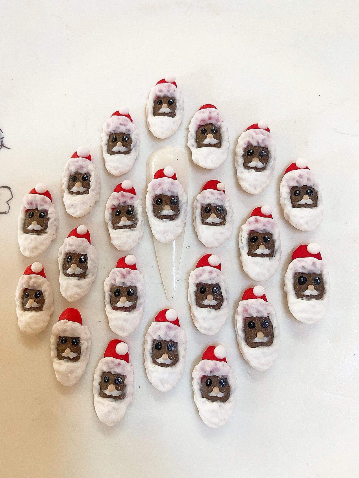 Christmas Black Santa Clause Shi Professional