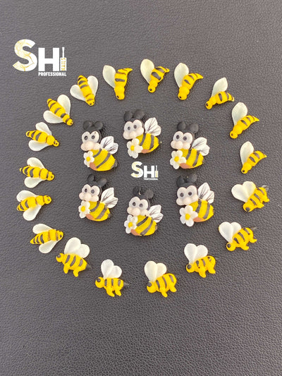 3-D Happy Bumblebee Handcrafted  Art Set  (24 pieces) Shi Beauty Supply
