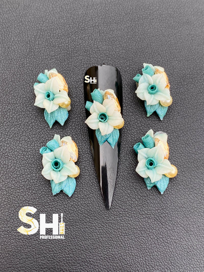 4-D Blooming Love Handcraft Acrylic Flower Shi Beauty Supply