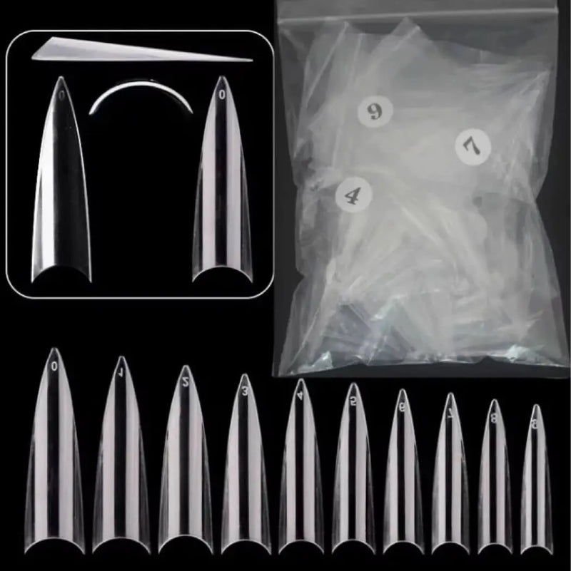 Easy Coffin Tips 600 Nail Tips Shi Professional