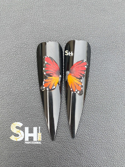 3-D Artist Choice Monarch Butterfly Art Style II (Half Body) Shi Beauty Supply