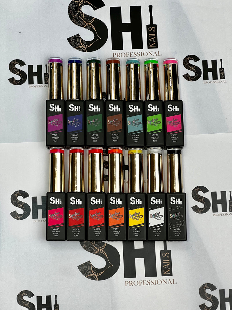 Signature Artist Series Liner Gel Art Paint Vol 1 Shi Beauty Supply