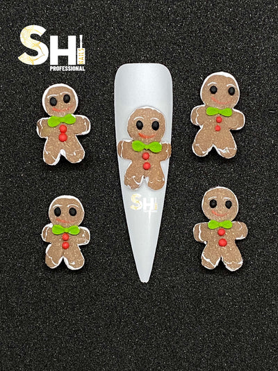 3-D Christmas Gingerbread Man Shi Professional