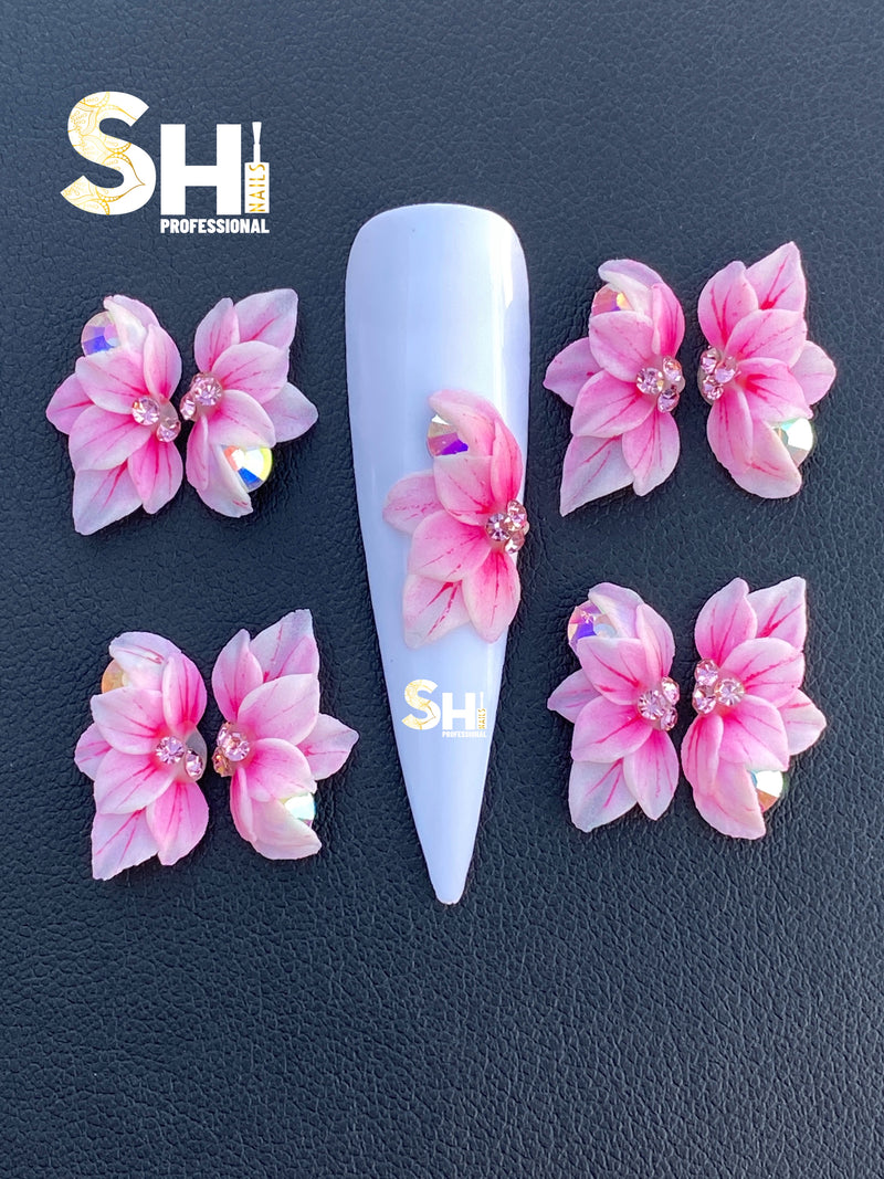 3D Beloved Acrylic Flowers Shi Professional