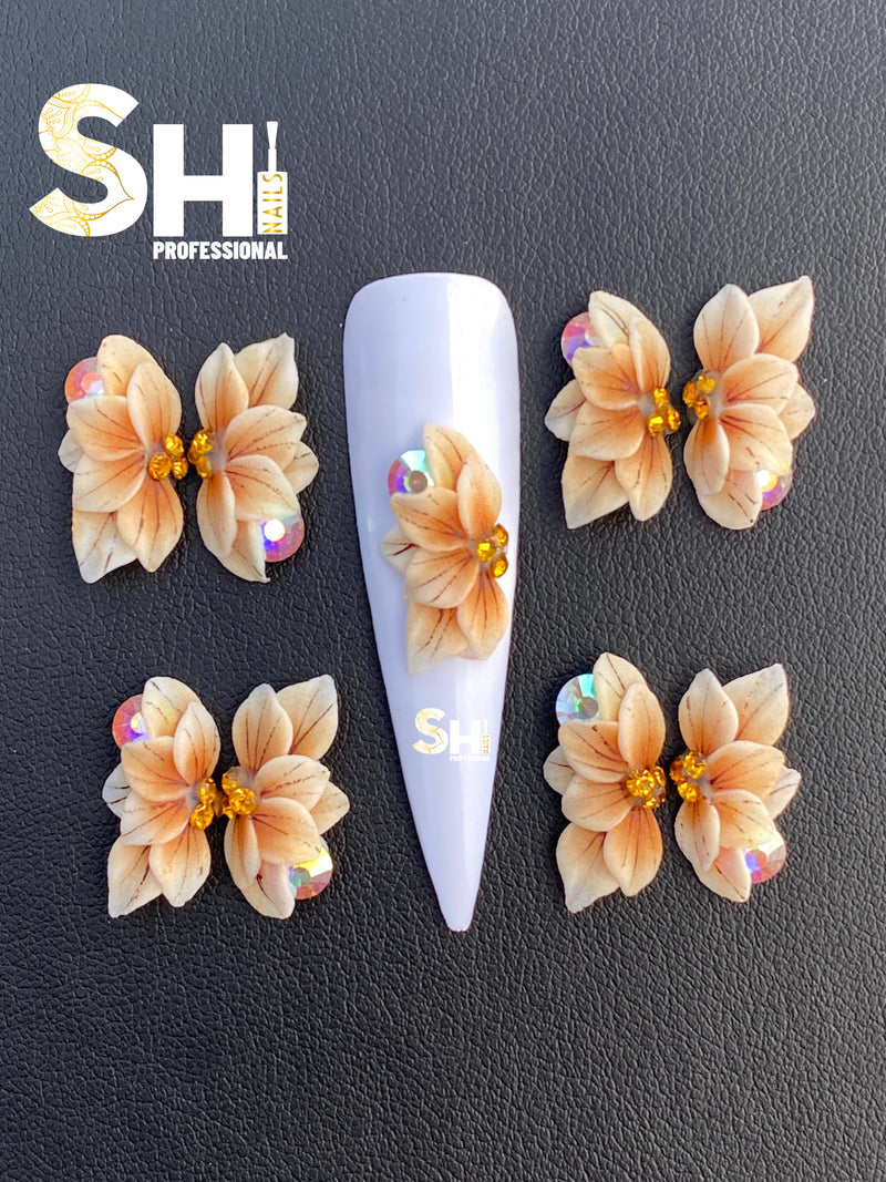 3D Beloved Acrylic Flowers Shi Professional