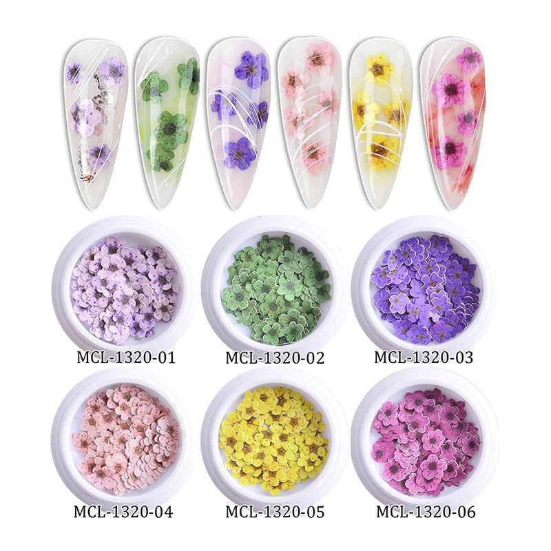 Multi-Colored Flower Soft Paper Sequins Shi Professional