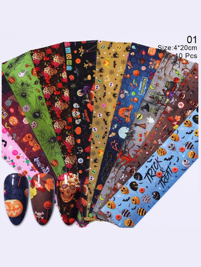 Halloween Nail Foil Transfer Collection Shi Professional